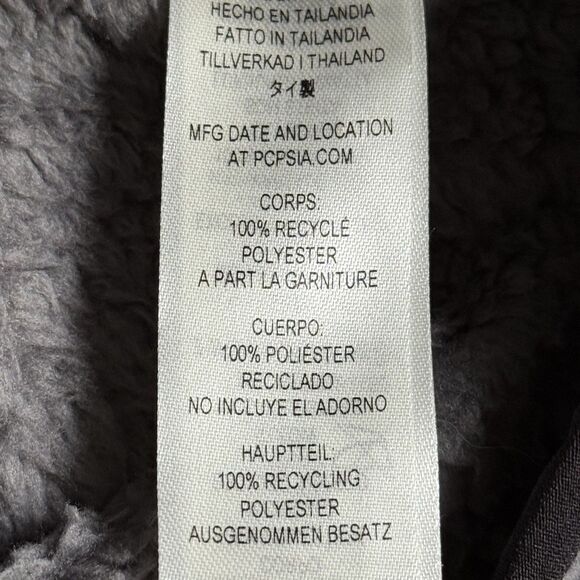 PATAGONIA Los Gatos Crew Pullover Fleece Shirt Mens Med Forge Gray Pocket Jacket - Picture 7 of 8